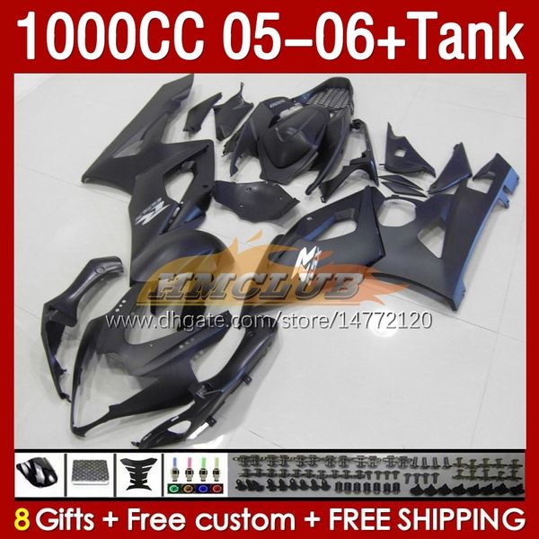 Fairings de molde de injeção tanque para Suzuki GSXR 1000 CC K5 GSX-R1000 05-06 Bodywork 157No.127 GSXR-1000 GSXR1000 2005 2006 GSX R1000 1000CC 05 06 OEM Fairing