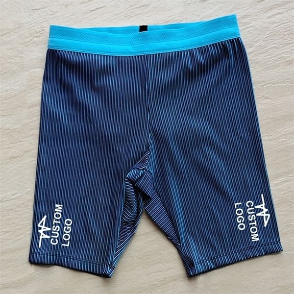 Shorts masculinos listras de homem maratona leggings homem esportivo shorts de malha r￡pida Speedsuit de ruptura e campo cal￧as m￩dias personalizadas 220926