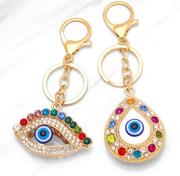 Цветовое страза Evil Eye Key Ring