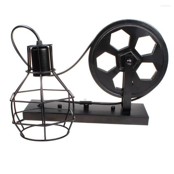 Lampada da parete AC Retro Industrial Wind Light E27 Bar Cafe Roller 110-240V Universale