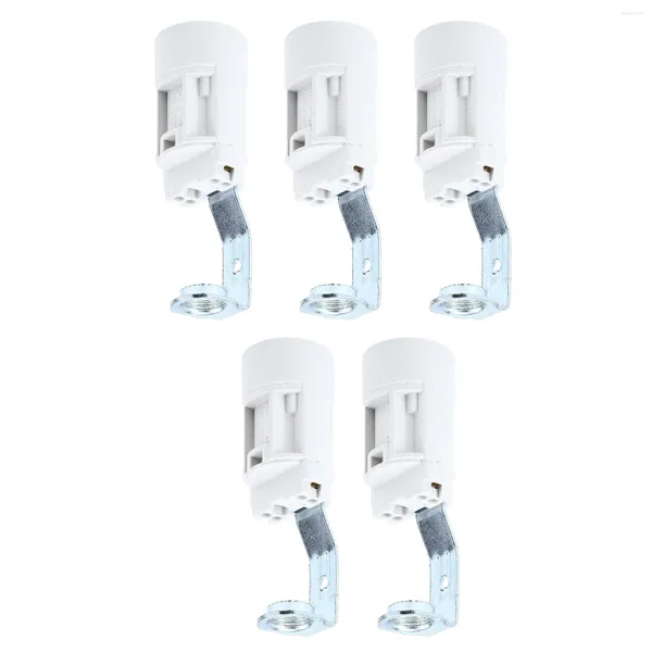 Titulares de lâmpadas 5pcs candelabra suports de luz de luz Substituição Multiplouse Lustrelier Sockets Candle