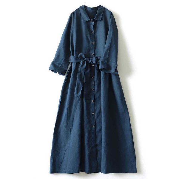 Casual Kleider Vintage Baumwolle Leinen Frauen Kleider 2022 Sommer Quadrat Kragen Button Up Hemd Kleid Harajuku Club Party Kleider Vestido feminino Y2209