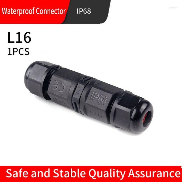 Accessori per l'illuminazione IP68 Connettore impermeabile L16 2/3 pin Terminale elettrico Adattatore Filo Vite Pin Connessione esterna luce LED
