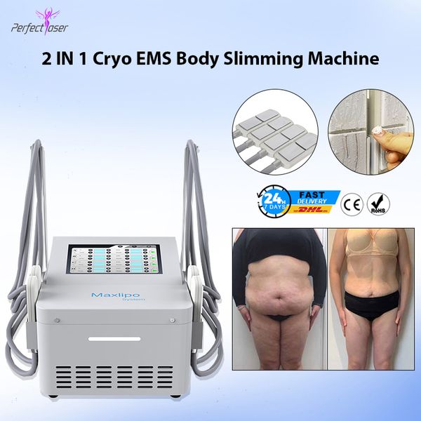 Máquina de crioterapia para perda de peso Cryo Máquina de modelagem fria congelamento Perda de peso de gordura