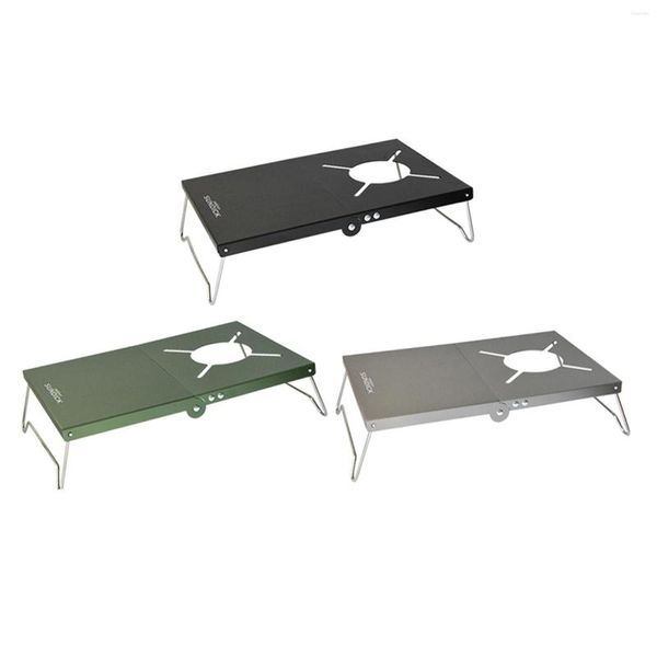 Camp Furniture Outdoor Camping Split Burner Cooker Stand Bracket BBQ Desk Backpacking RV