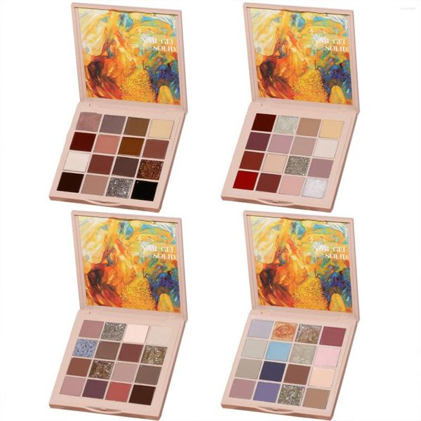 Kits de arte unhas 16 cores Paleta sólida Paleta neutra nua esmalte mais duradouro Kit de tinta de pudim DIY