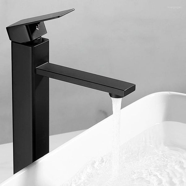 Rubinetti per lavabo da bagno Rubinetto quadrato per lavabo Miscelatore monocomando per lavabo con acqua fredda Snd Fresser