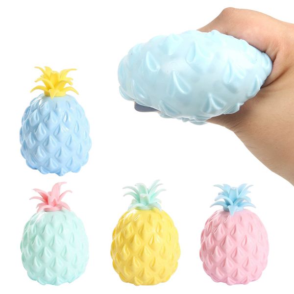 Descompress￣o Toy Stress Relester Pineapple Squeeze Vent Ball Binching Grape Toys Creative Kids Gifts C58