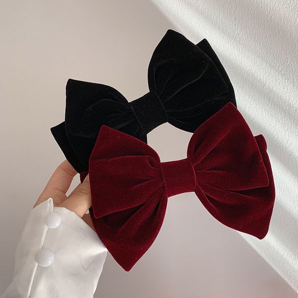 Big Bowknot Hair Clip Women Women fofo Bowknot Barrettes Presente para amor namorada