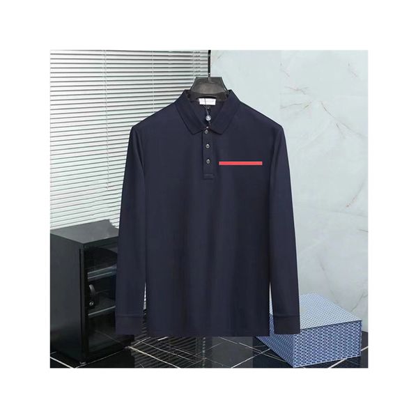 Горячая бренда Мужские дизайнеры Polos Polo футболка Pellover Tees Fashion Man Jacket Luxury с длинными рукавами Шатсайра Мужская женская спортивная одежда Размер 3XL 4XL 5XL 6XL R81E