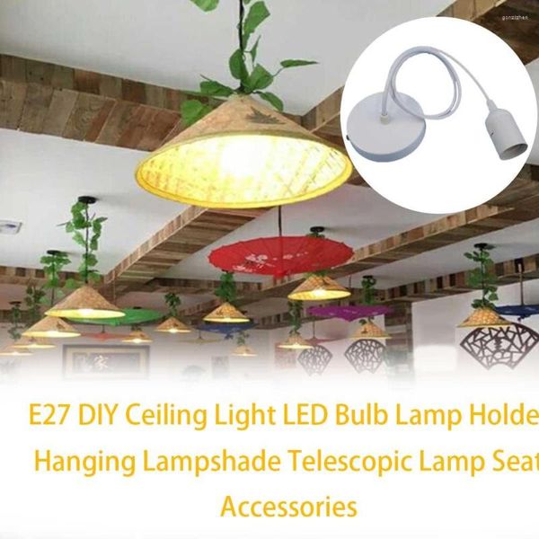 Lampenfassungen E27 DIY Deckenleuchte LED-Lampenfassung Hängender Lampenschirm Sitzzubehör