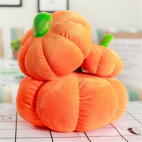 Supplies de brinquedos de Natal Halloween Pumpkin Pluxhned Doll de pelúcia macia para crianças crianças bebês sofá -cama de vegetais de vegetais 220924