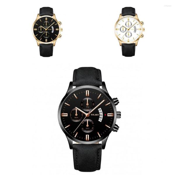 Armbanduhren, Chronographenuhr, tolle, gut ausgestattete, dekorative Analog-Quarz-Herren-Armbanduhr für zu Hause