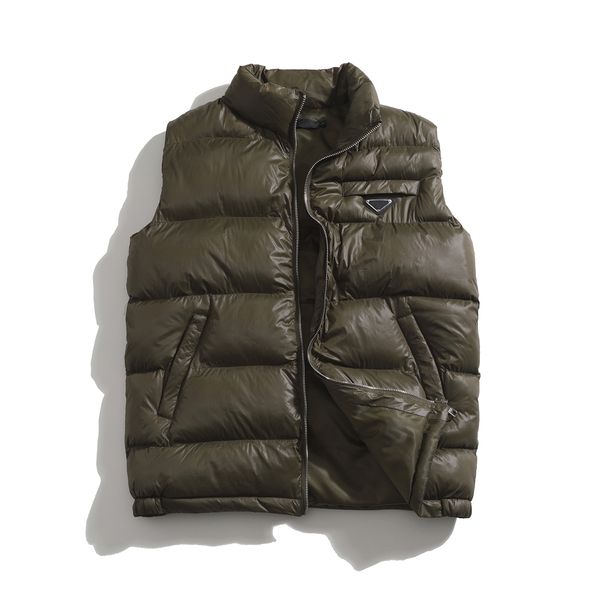 Herren Winter Pufferjacken Damen Volldruck Daunenmantel Weste Mann Langer Stil Parka Trendige Kapuzenmäntel Unisex Stickmuster Oberbekleidung Kleidung Daunenjacke M-3XL