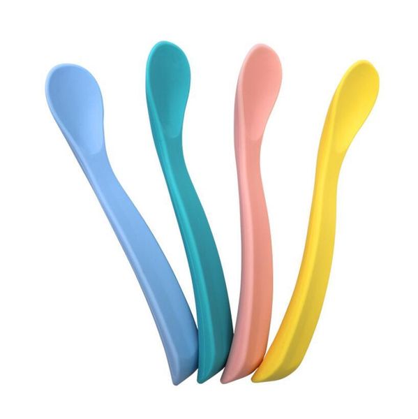 Silicone Baby Sop Sop Soping Spoon Saúde saudável Baby Spoon alimentador de alta temperatura Kichen Cooking Spoons Rice Spoons Childrenware Rre14509