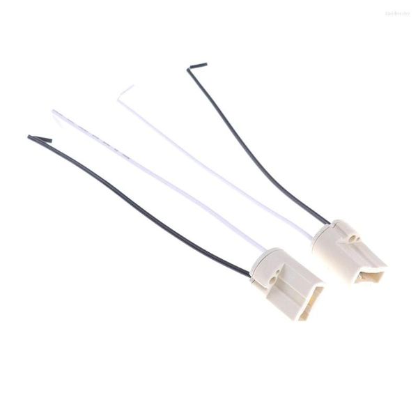 Lampenfassungen 5 Stück 5A Halter G9 Sockel Adapter Konverter Anschlusskabel LED Halogen Glühbirne Keramik 110-220 V