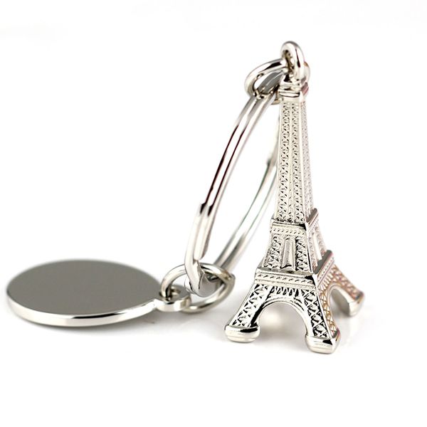 Keychains de keychains de torre Eiffel