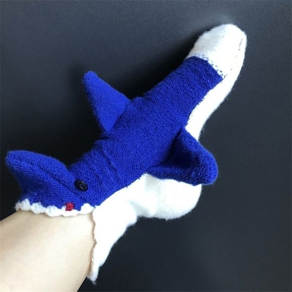 Weihnachtsdekorationen, Weihnachten, warme Hai-Strümpfe, Socken, gemütlich, weich, handgefertigt, tolles Weiß, Blau, Neuheit, Boden, Winter, Herbst, Hai-Slipper-Socken 220927