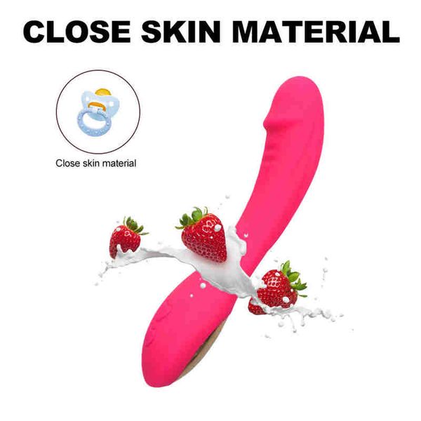 Vibrador de ovo de três seções Anal Stick Silicone Vibrator Feminino Vibradores de bala poderosos