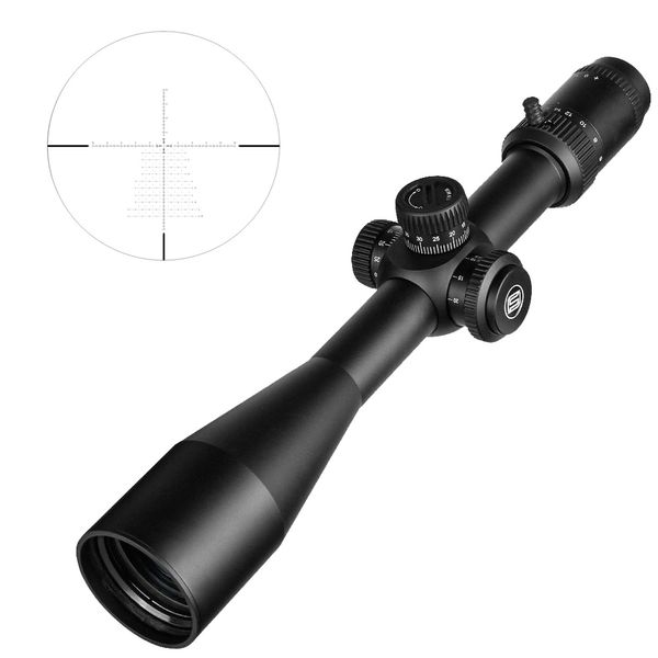 HD 6-24X50 FFP Escopo Tactical Primeiro plano focal ca￧a riflescopes Redefini￧￣o de bloqueio Optics AirSoft Shooting Sights