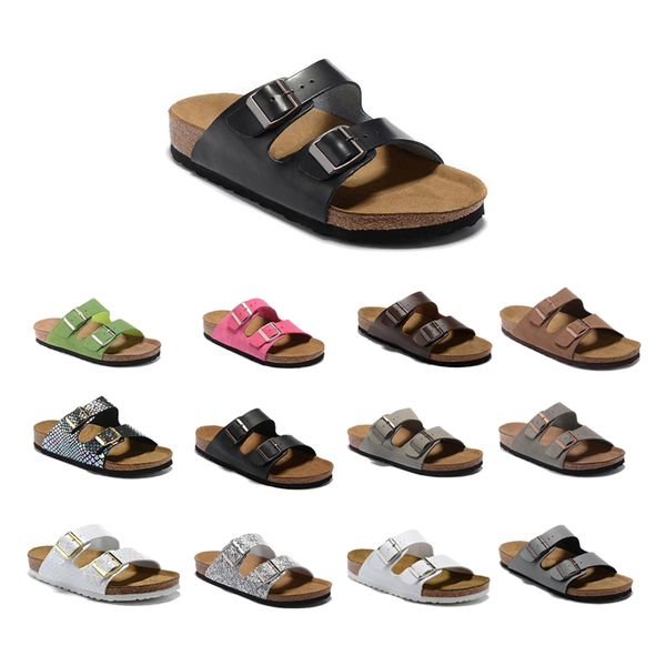 Sommer Kork Hausschuhe Designer Mode Doppel Schnalle Frauen Männer Strand Slide Sandalen Flache Ferse Woody Trainer Luxuriöse Schuh EU46