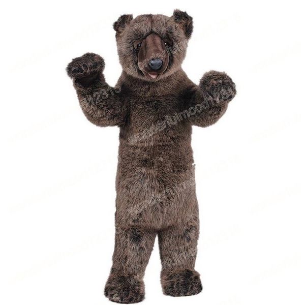 Performance Grizzly Bears Mascot Costumes Carnival Hallowen Gifts Unisex Adulti Fancy Party Games Outfit Holiday Celebration Cartoon Character Outfits