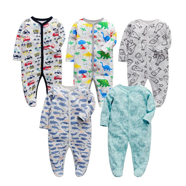 Rompers Babies девочки новорожденные мальчики 3 6 9 12 месяцев шпала пижама комбинезон детская одежда детская одежда 20220927 E3
