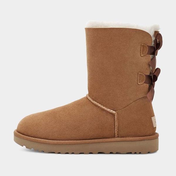 Men Women Boots Fashion Trend Half Boots Thick Heel Warm Long Plush Leather Shoes Cotton Fabric Winter and Autumn Snow Couples Outdoor Leisure 35-45
