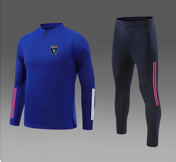 San Jose Earthquakes Fatos de treino masculino outono e inverno ao ar livre lazer treinamento terno crianças jogging lazer esportes terno casa terno