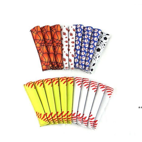 Baseball Popsicle Holder Pop Sleeves Ice Lolly Bag Summer Kids Congelatori Titolari Confezioni verdi Strumenti crema JNB15801