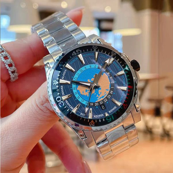 Mode Herrenuhr Automatisches mechanisches Uhrwerk Klarer Gehäuseboden Designeruhren 007 Armbanduhren Edelstahl Montre De Luxe