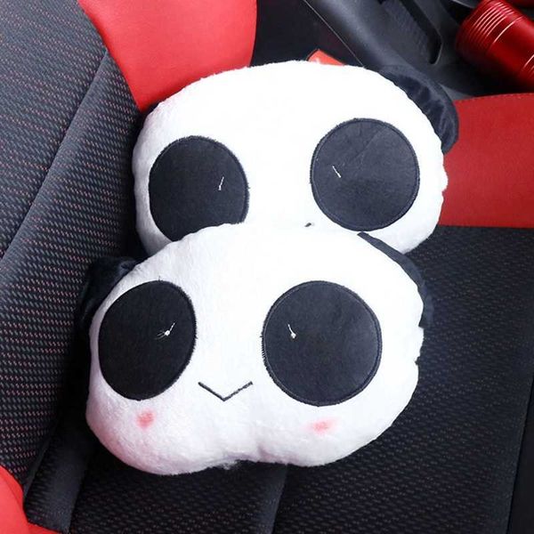 Cuscini per il collo new auto sedile universale cuscinetto cuscino lombare testa di riposo cuscino cuscino cuscino auto interno adorabile stile panda adorabile stile panda