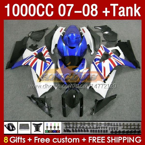 Verkleidungstank für Suzuki GSXR 1000 CC K7 GSXR-1000 GSXR1000 07 08 Karosserien 158Nr