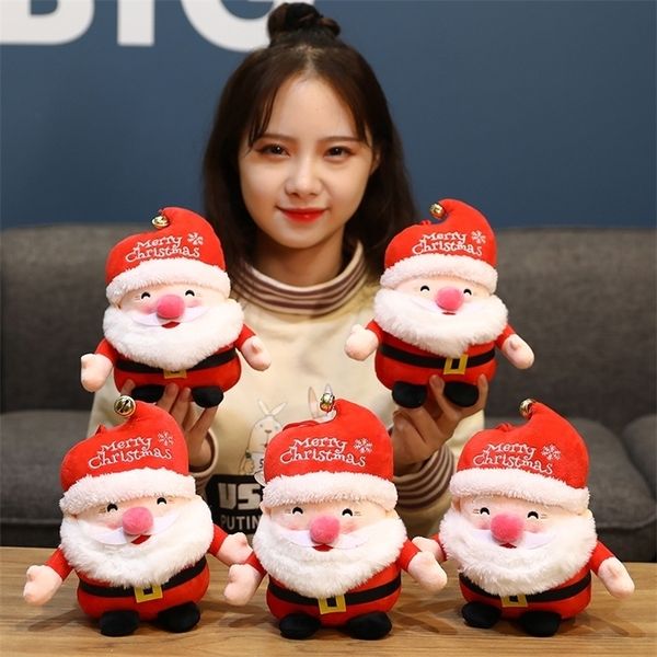 F suprimentos de brinquedos de Natal 2050cm desenho animado Papai Noel Plexhop Pilled Elk Animal Pillow Dolls Kawaii Presentes pendentes para crianças Decoração de aniversário 220924