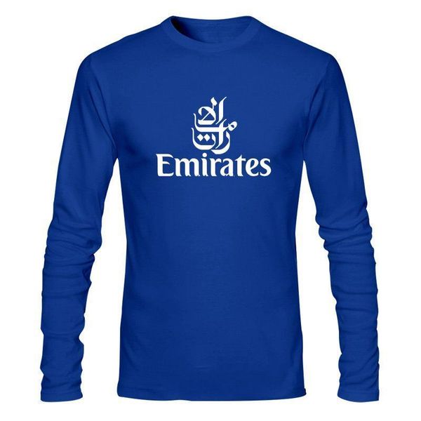 Camicie da esterno Abbigliamento uomo T-shirt FLY EMIRATES Airlines T-shirt da uomo in cotone Design Stampa digitale a getto d'inchiostro di alta qualità 220924