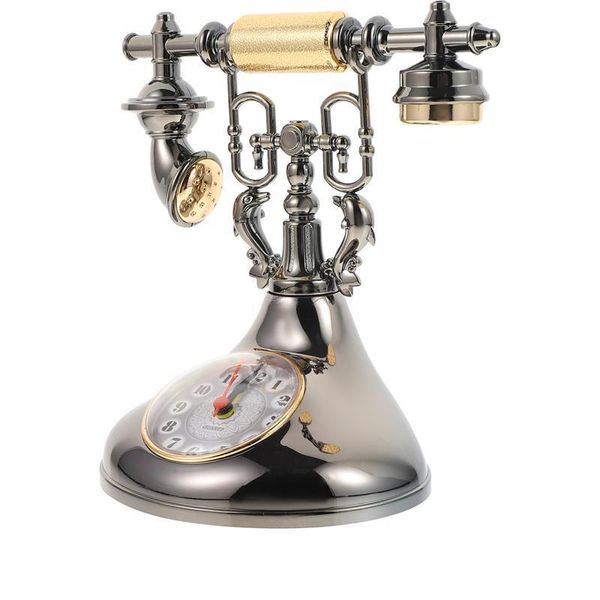 Декоративные предметы фигурки винтажные телефонные часы ретро глобус антикварные скрипки для дома дедушка на стой