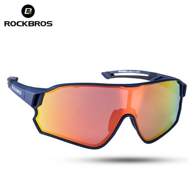 Outdoor-Brillen ROCKBROS Fahrradbrille Polarisierte MTB-Rennradbrille Ultraleichte UV400-Schutz-Fahrradsonnenbrille Unisex-Fahrradbrille T220926