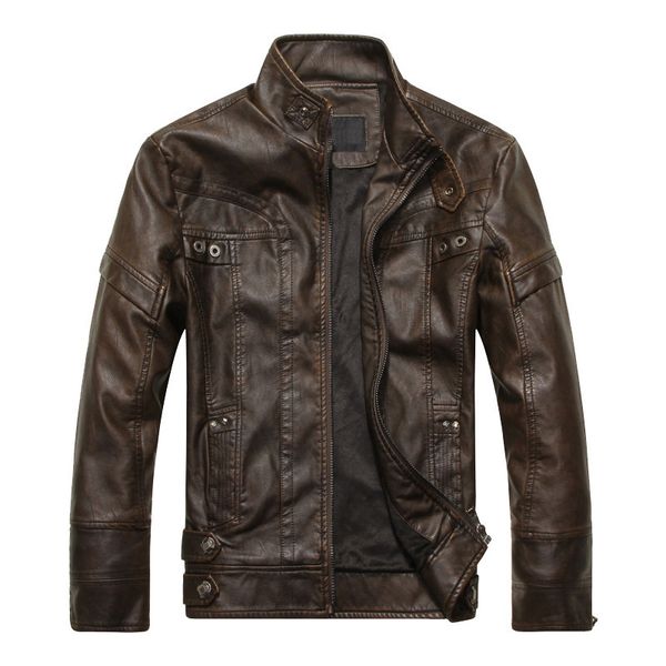 Men's Leather Faux Chegada Marca Motocicleta Jaqueta de Couro Men Jaquetas Homens Jaqueta De Couro Masculina Mens Casacos 220927