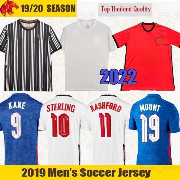 22 23 Copa do mundo Jerseys de futebol Kane Sterling Rashford Sancho Grealish Mount Foden Phillips Saka Futebol Top Soccer Shirt Men White National Sele￧￣o