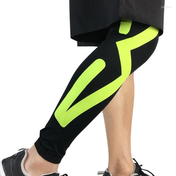 Sports Socks Mulheres homens joelheiros manga de perna de compressão Suporte elástico para ciclismo de basquete de futebol esportivo