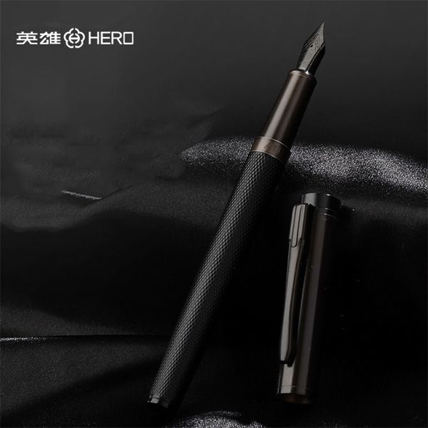 Penne stilografiche Luxury HERO Penna Foresta Nera Estremamente Scuro Business Office School Supplies Ink 220927