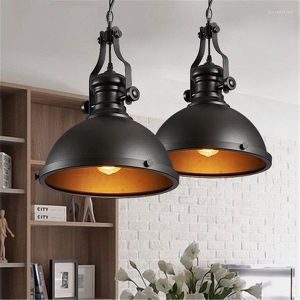 Pendelleuchten DOXA Nordischer Stil Vintage Deckelleuchte Lampe Loft Kreative Industrieleuchten Edison-Birne für Schlafzimmer Home Lighting