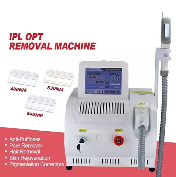 Máquina de remoção de cabelo a laser Diodo Certificado NOVO E-LIGHT IPL OPT Opt Permanente Remover