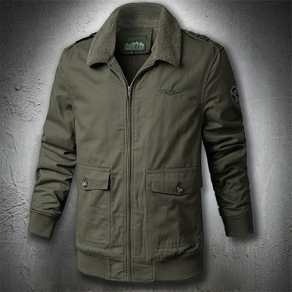 Mens Down Parkas Midlong Bomber Jacket Осень Зимняя военная меховая установка