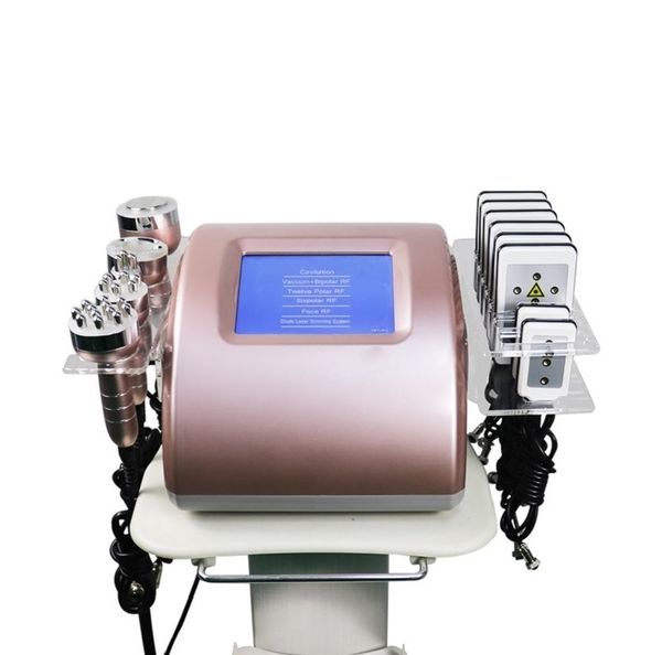 Zayıflama Makinesi 40K Kavitasyon Ultrason Yağ Kaybı Radyo Frekansı RF Cilt Sıkılaştırma Lazer Lipo İncelandırma Makinesi CE Onaylandı