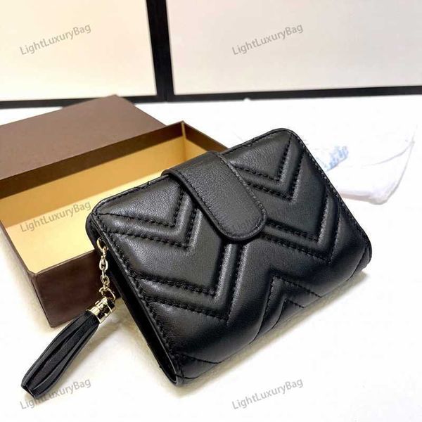 Wallet Mini Double G Designer Couather Quality Crossbody for Women requintado Famous Brand Classic Shoppings 220303