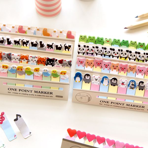 Notizen 1 PCS Kawaii Black Cats Memo Pad Sticky Notebook Briefpapier Notizpapier Aufkleber Schulbedarf 220927