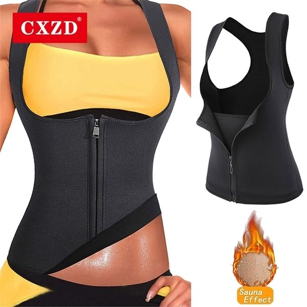 Shapers da donna CXZD Sweat Sauna Body Vest Waist Trainer Dimagrante Shapewear Perdita di peso Shaper Corsetto 220928