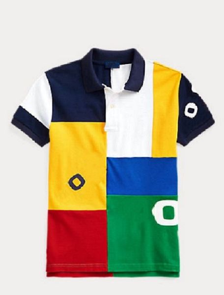 Hochwertiges Herrenhemd mit Kurzarm-T-Shirt aus Baumwolle, Revers, farblich passende modische Herren- und Damenbekleidung, Größe S-5XL