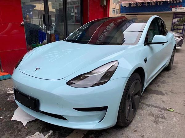 Super Gloss Bali Blue Vinyl Wrap The Clead Sticker Пленка ледник синий глянцевый валь